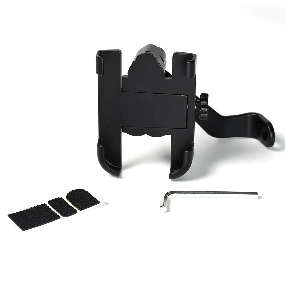 Mobile Phone Holder View Mirror Mount Solid Metal Cradle for Bike and Phones by PHOBIA