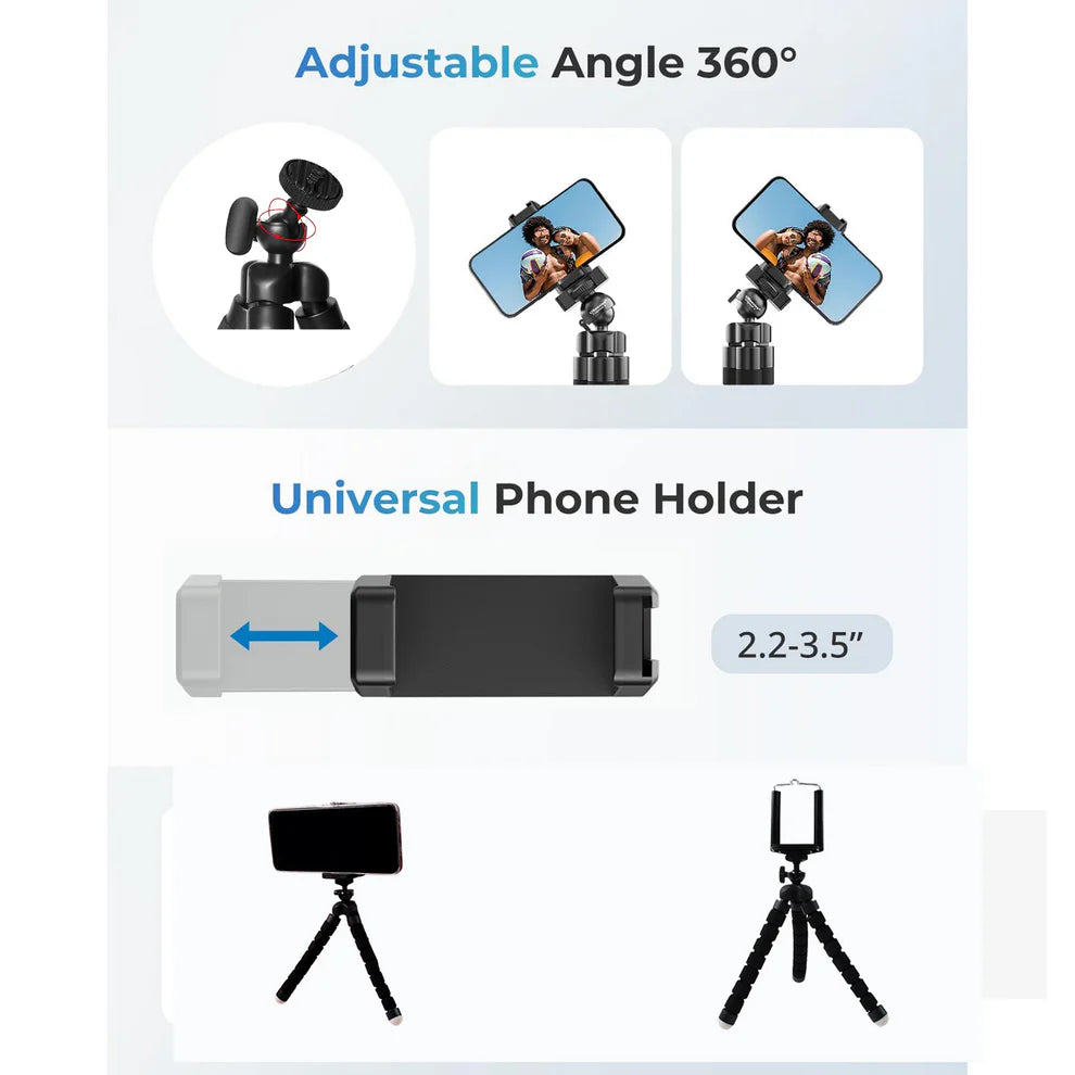 Example prFlexible Mini Tripod Stand with Adjustable Mobile Holderoduct