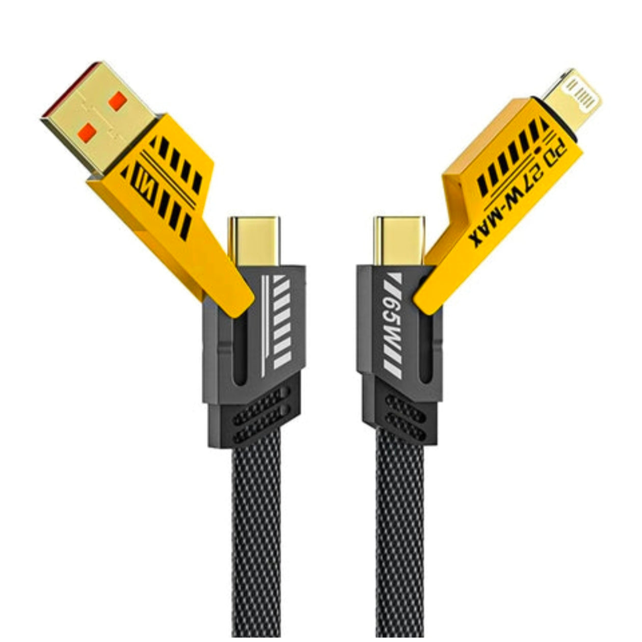 4 In 1 Fast Charging Cable With Multiport
Usb-C To Type C